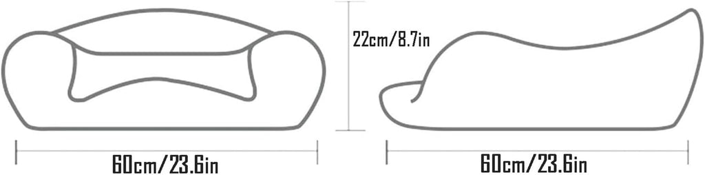 White Memory Foam Meditation Floor Cushion