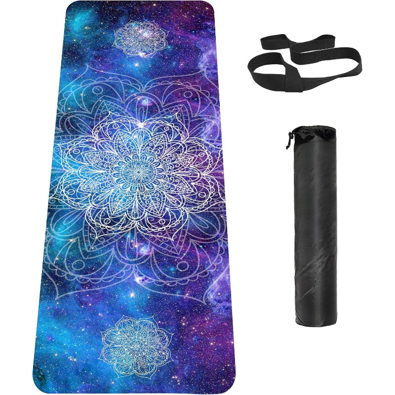 TPE Non Slip Yoga Mat 72x24in 6MM