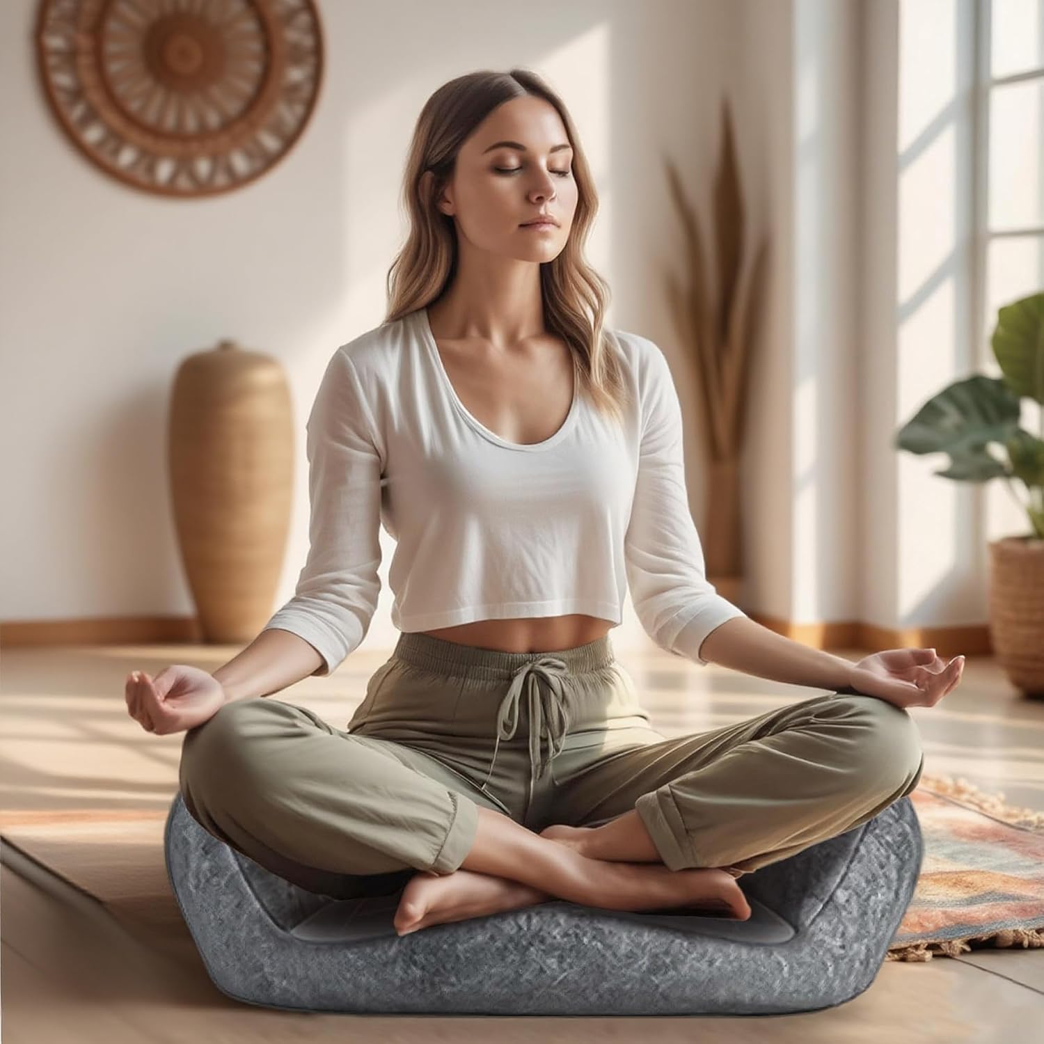 Memory Foam Meditation Cushion