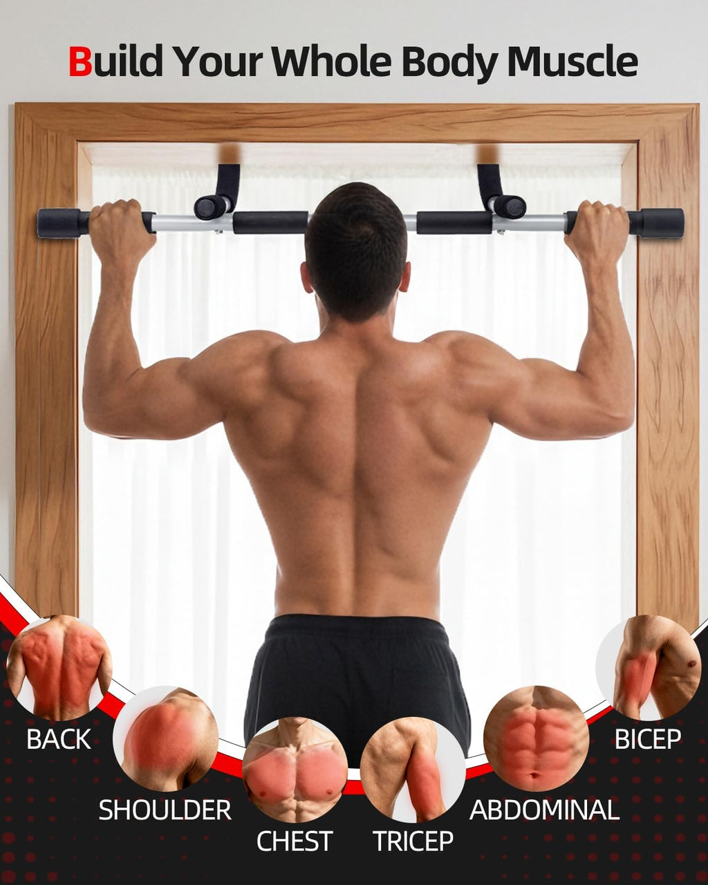 Doorway Pull Up Bar 265lb