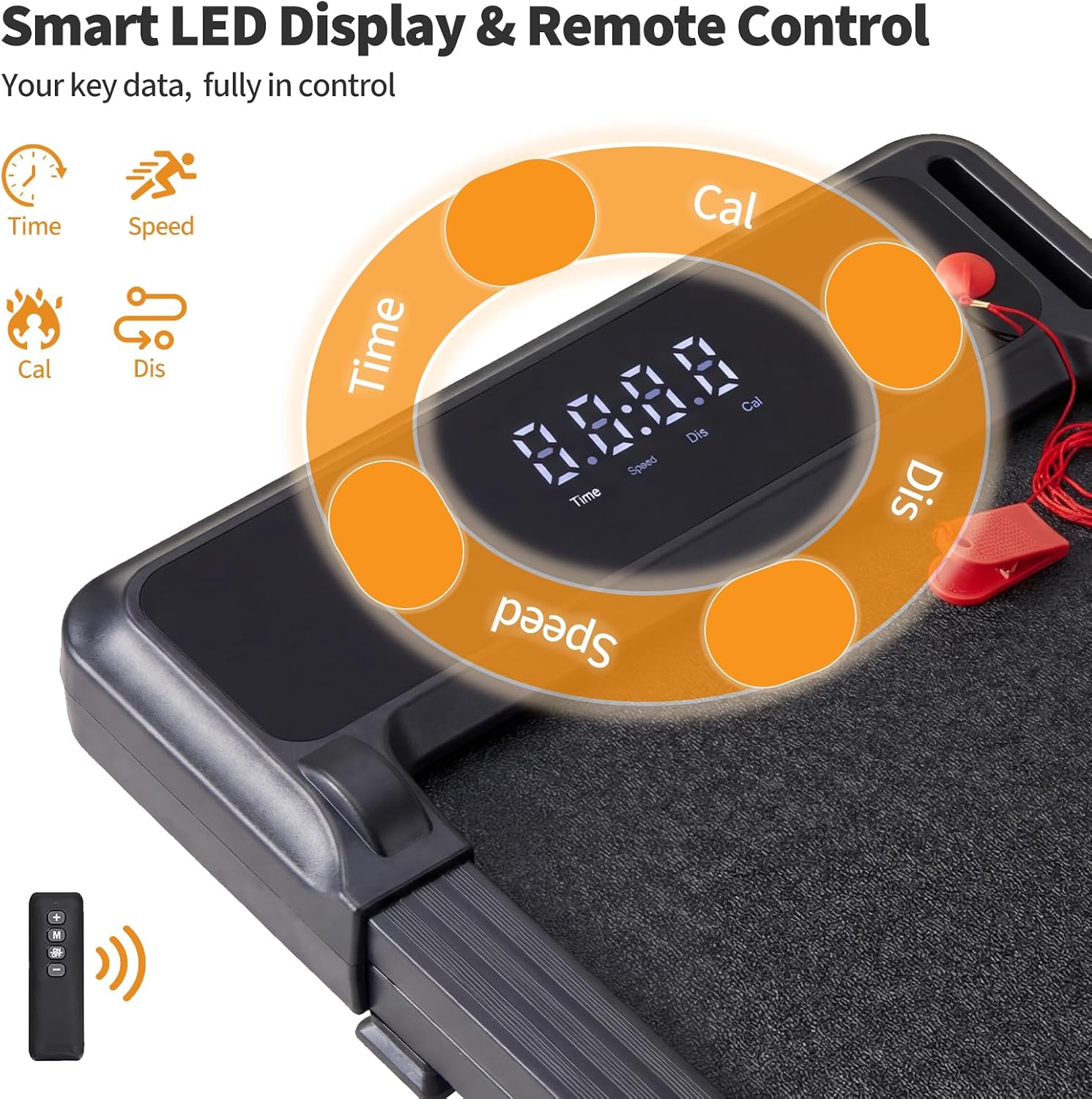 Compact Under Desk Electric Walking Pad