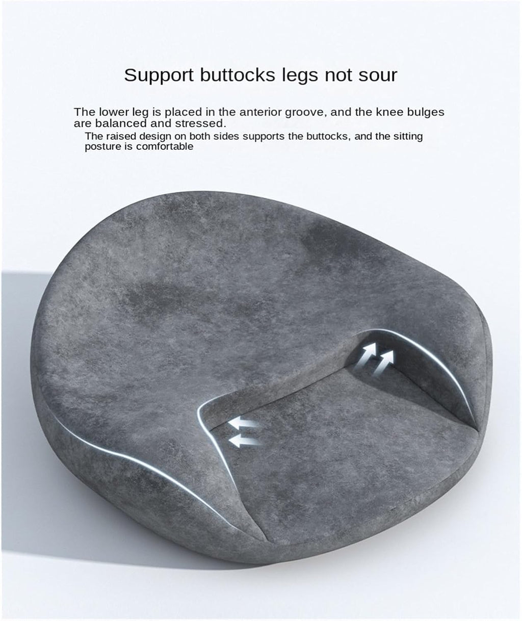 White Memory Foam Meditation Floor Cushion