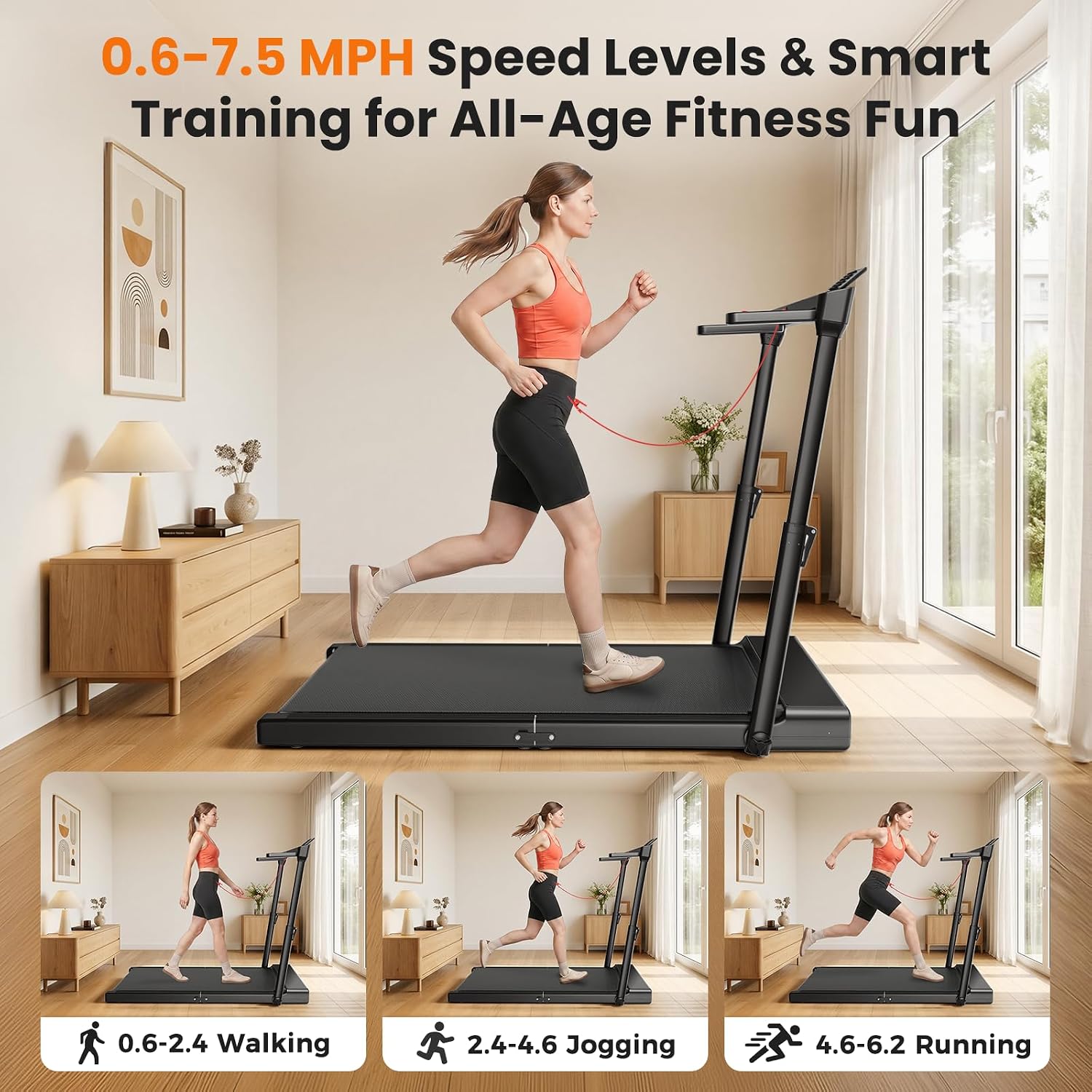 Foldable Walking Pad Treadmill