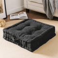 Gray 20x20in Square Floor Cushion