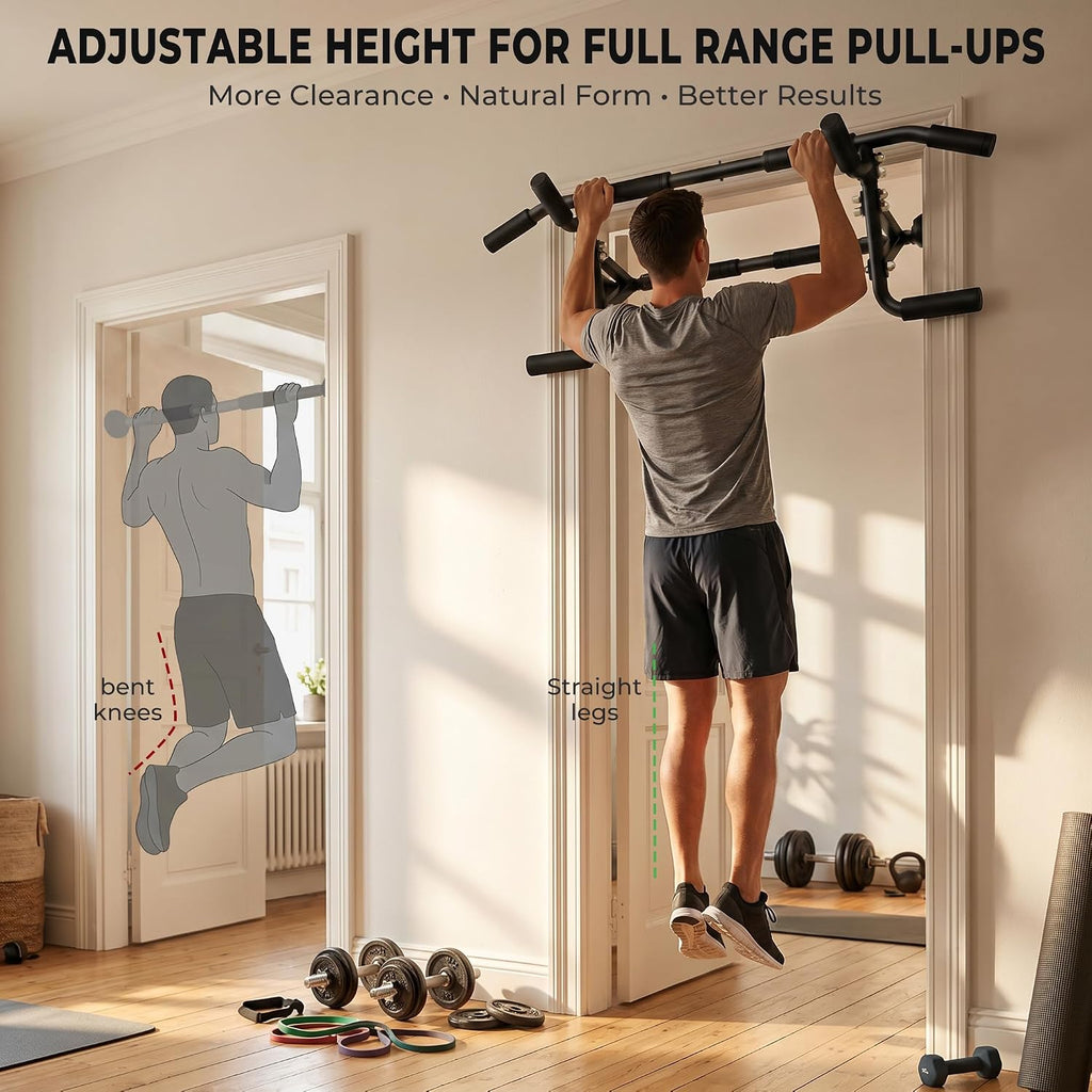 No Drill Pull Up Bar 440lb