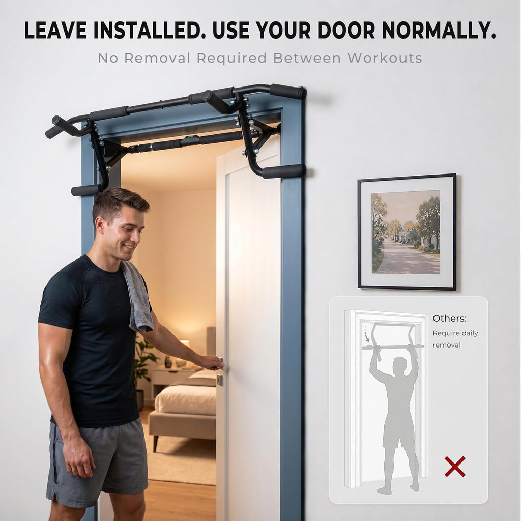 No Drill Pull Up Bar 440lb