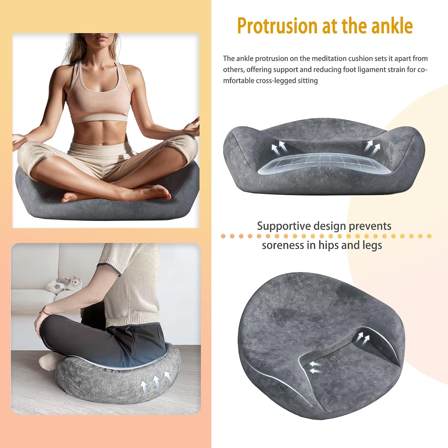 Memory Foam Meditation Cushion