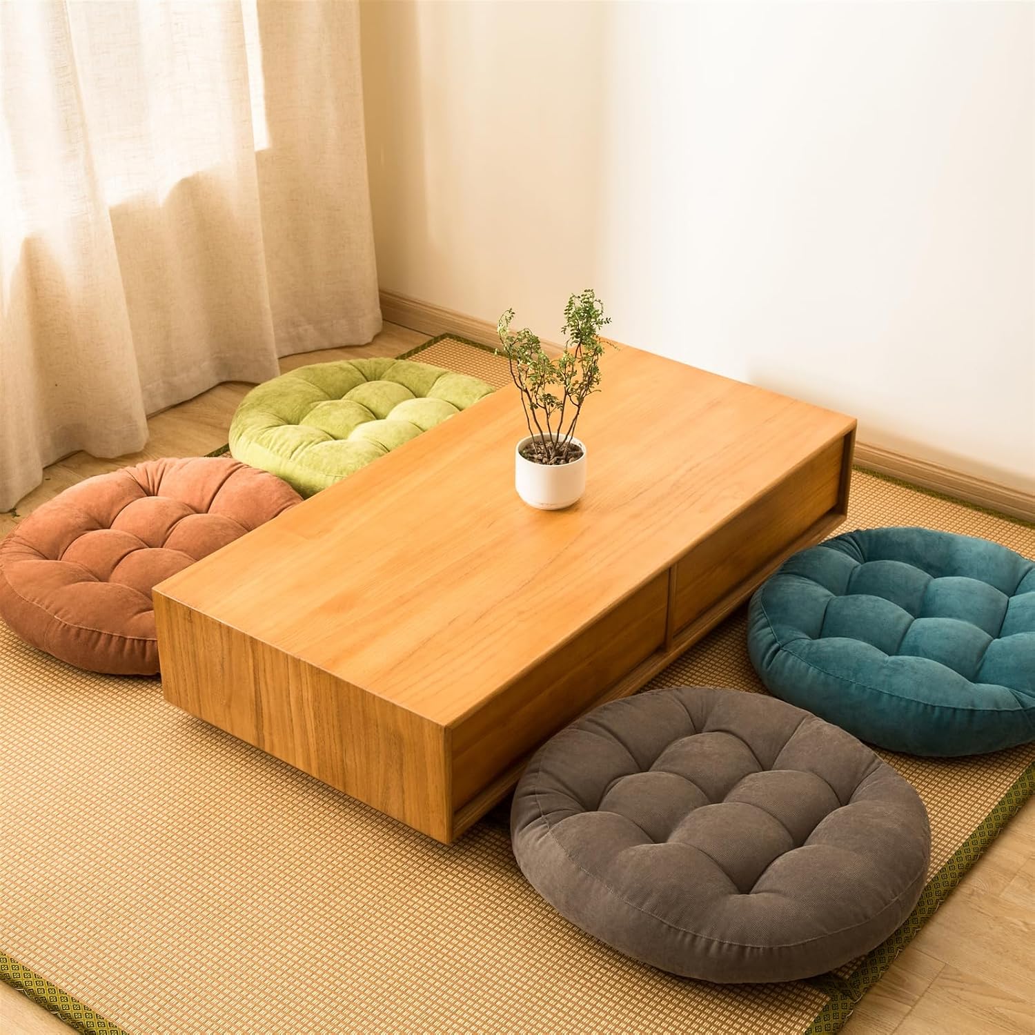 Studio Round Meditation Floor Pillow