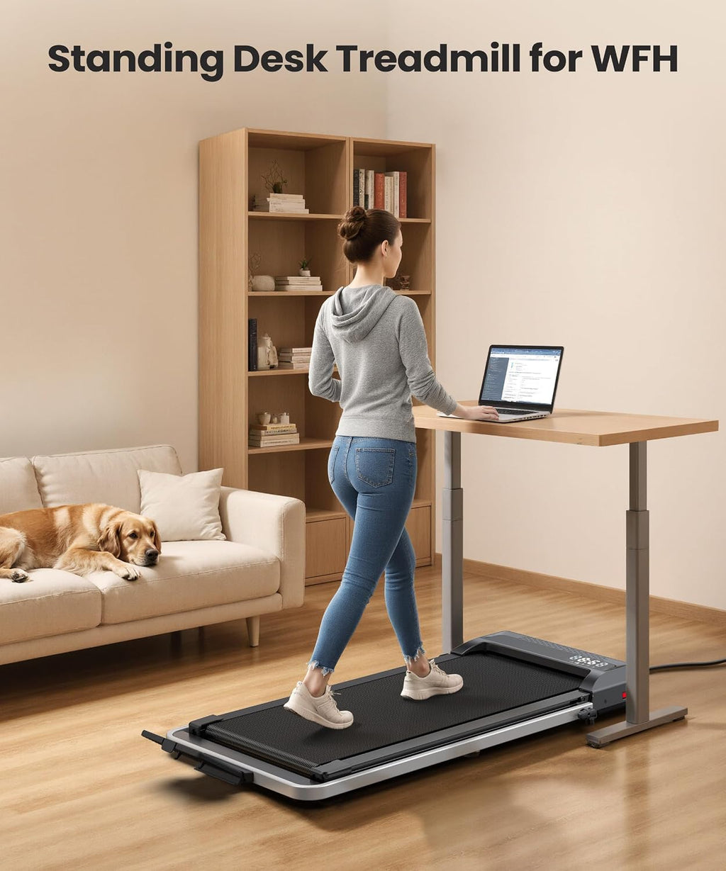 Walking Pad Treadmill With Handle