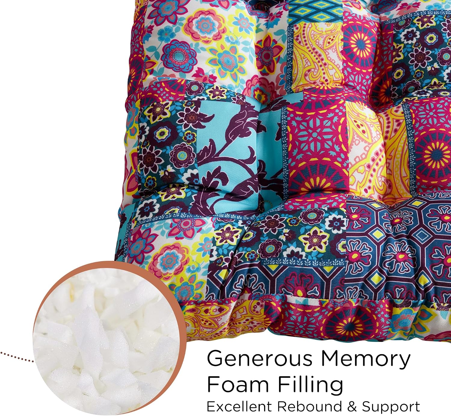 Boho Square Floor Cushion 22in