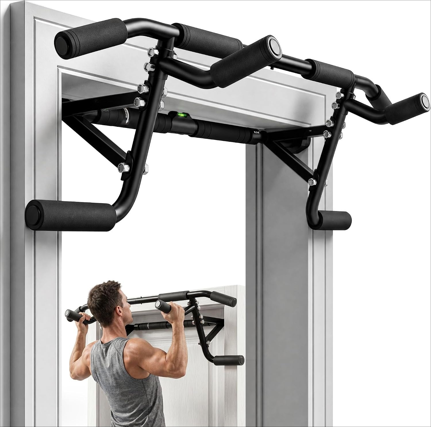 No Drill Pull Up Bar 440lb